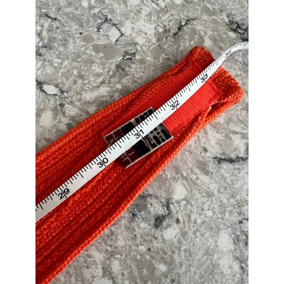Vintage Karen Scott Braided Belt Vibrant Orange Size Medium Large JL - Picture 9 of 10